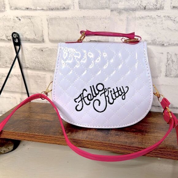 NWOT Hello Kitty Faux Patent Leather Purse Bag, Mini - Picture 2 of 6